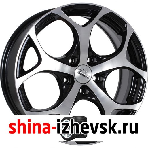 Колесный диск iFree Тортуга 7xR17 5×112 ET45 DIA66.6 чёрный глянцевый с полированной лицевой частью в Ижевске